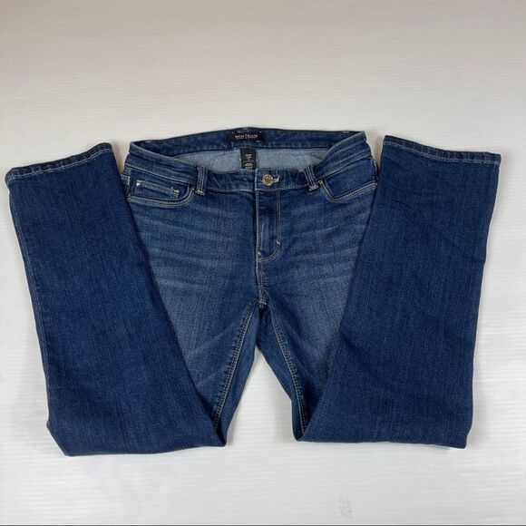 WHITE HOUSE BLACK MARKET Crop Leg Jeans Women's Size 4 - Picture 5 of 13